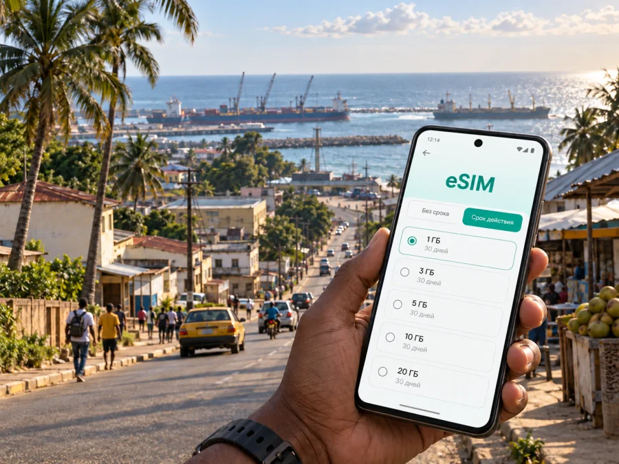 eSIM для Бьюкенена: интернет и связь в поездке
