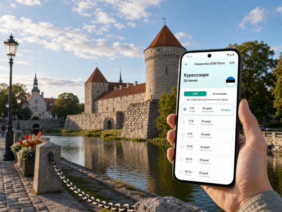 eSIM в Курессааре: интернет и связь в поездке