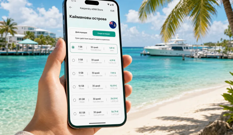 eSIM на Каймановых островах: интернет в поездке