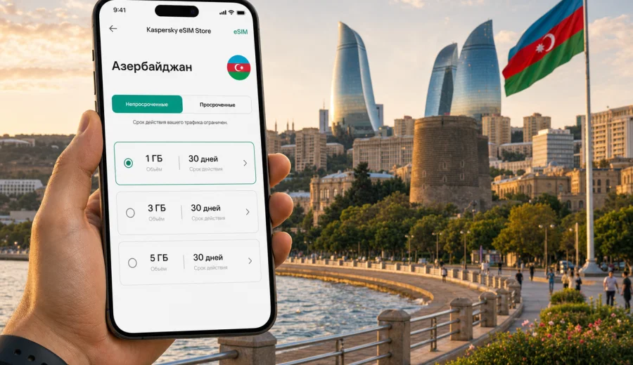 eSIM для Азербайджана: интернет в поездке