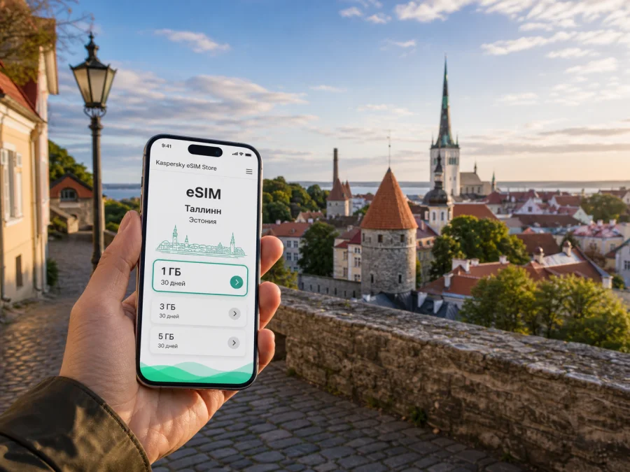 eSIM в Таллинне: интернет и связь в поездке