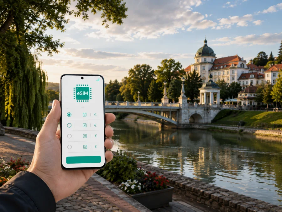 eSIM в Пьештянах: интернет в поездке