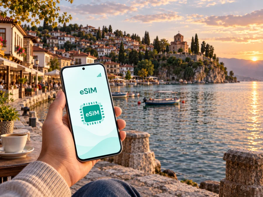 eSIM для Охрида — интернет в поездке