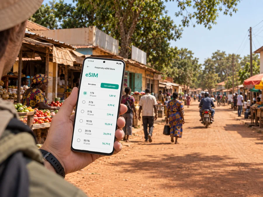 eSIM в Габу: мобильный интернет в Гвинее-Бисау