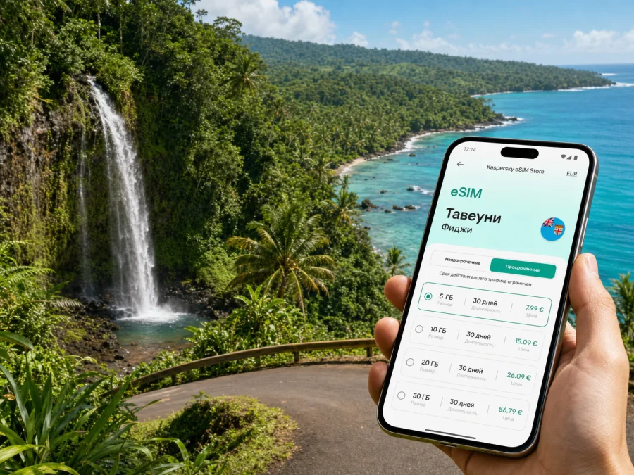 eSIM на Тавеуни: интернет в поездке