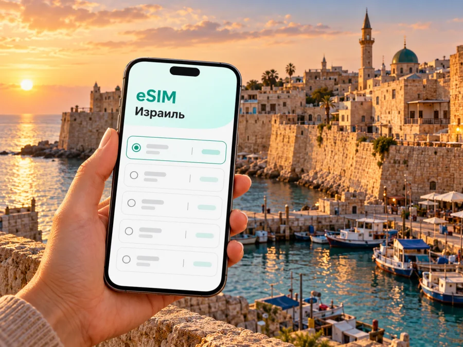 Акко: eSIM и мобильный интернет в Израиле