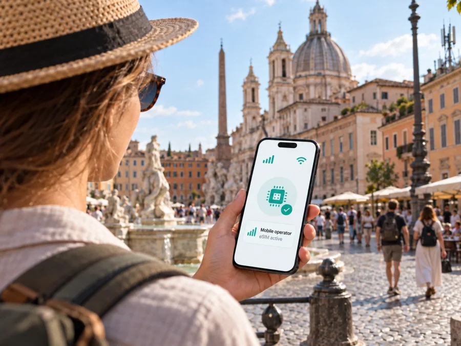 Fastweb + Vodafone eSIM в Италии: подключение