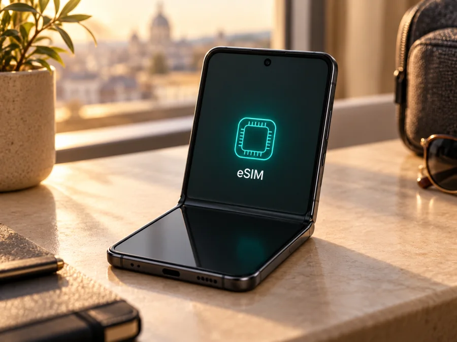 Samsung Galaxy Z Flip 256GB и eSIM: настройка