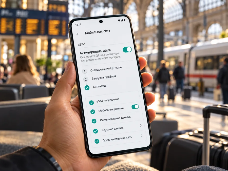 Samsung Galaxy S25 eSIM: поддержка и настройка