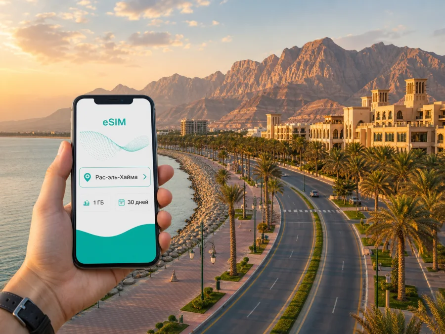 eSIM в Рас-эль-Хайме: связь и интернет