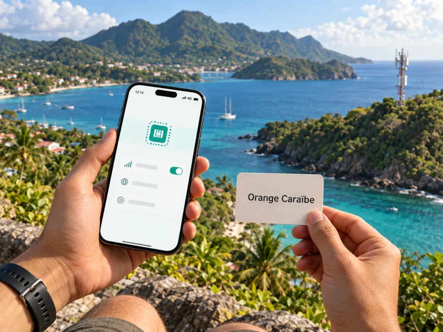 Orange Caraïbe eSIM в Гваделупе: подключение