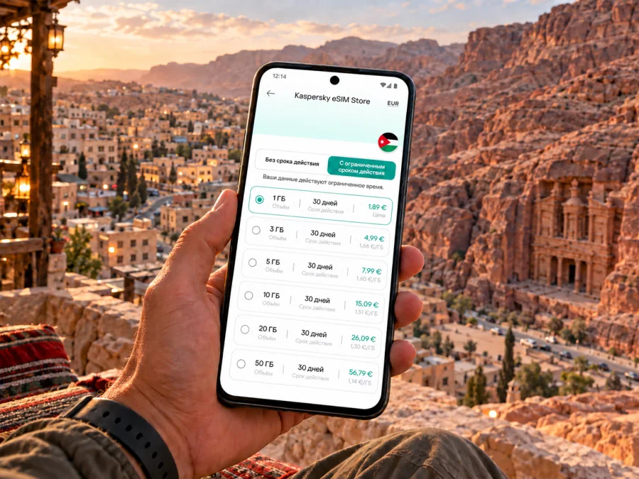 Вади-Муса: eSIM и мобильный интернет в поездке