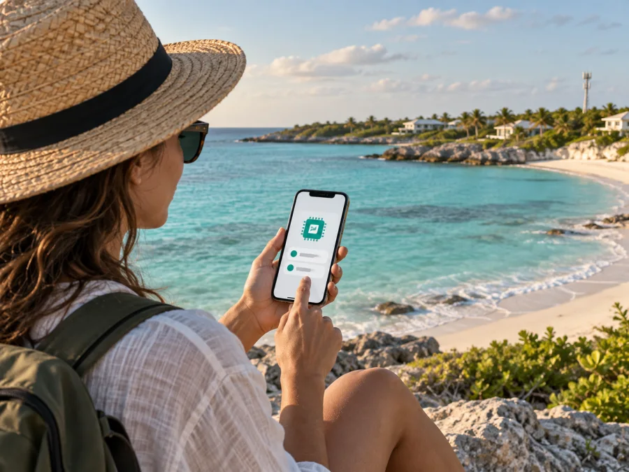 FLOW eSIM на островах Тёркс и Кайкос: что проверить