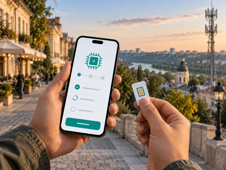 Orange eSIM в Молдове: подключение в поездке