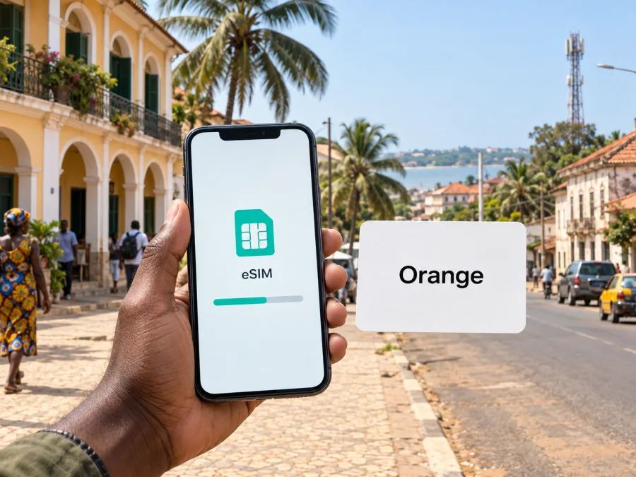 Orange eSIM в Гвинее-Бисау: подключение