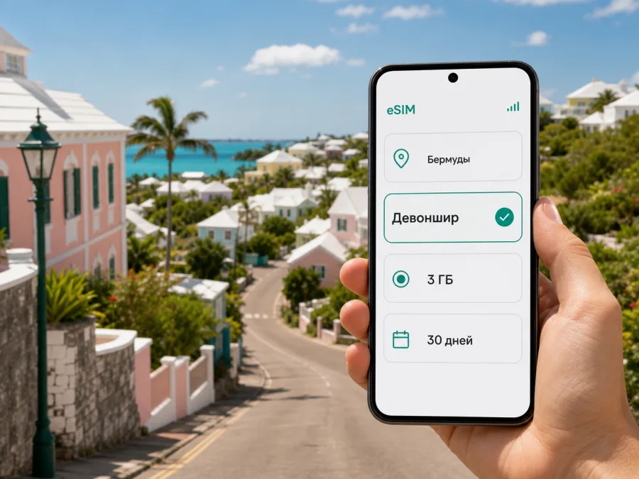 Девоншир eSIM: интернет в поездке