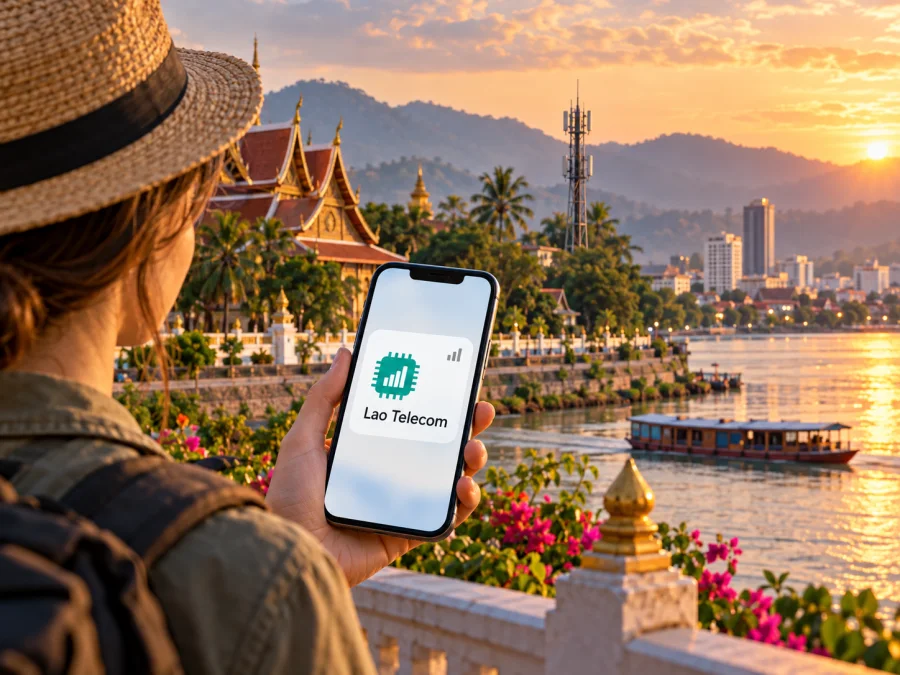 Lao Telecom eSIM в Лаосе: подключение и условия
