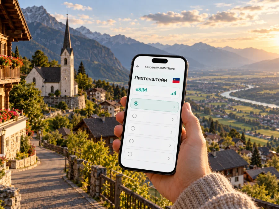 Тризенберг: eSIM для интернета в Лихтенштейне