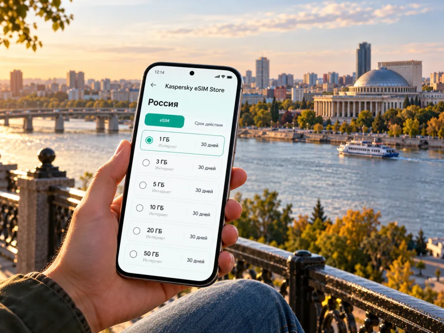 eSIM в Новосибирске: мобильный интернет в поездке