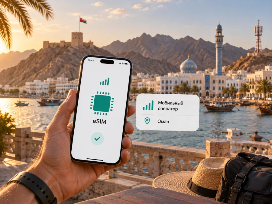 Omantel eSIM в Омане: подключение для поездки