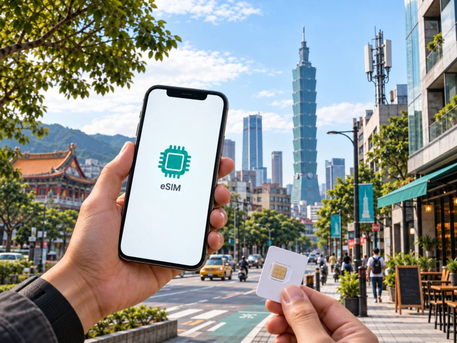 Chunghwa Telecom 中華電信 eSIM на Тайване