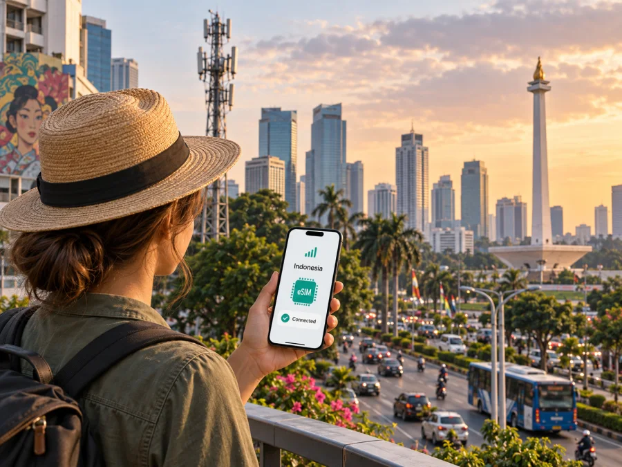 Indosat Ooredoo Hutchison eSIM в Индонезии