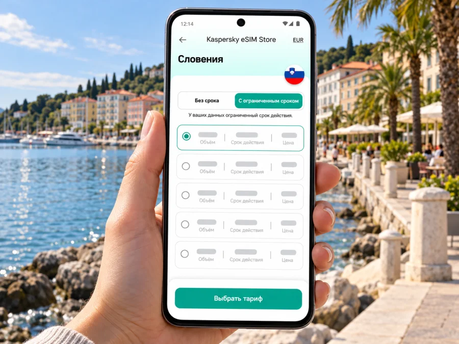 eSIM в Портороже: интернет и связь в Словении