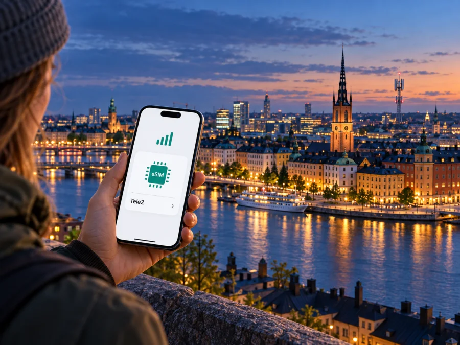 Tele2 eSIM в Швеции: подключение и поездка