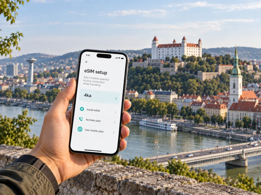 4ka eSIM в Словакии: подключение для поездки