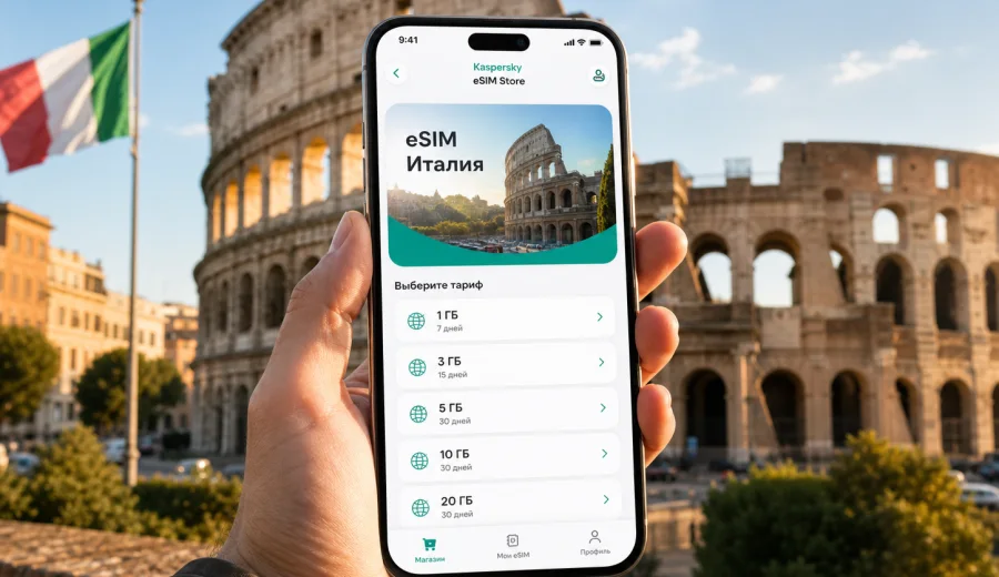 eSIM для Италии: связь и интернет в поездке