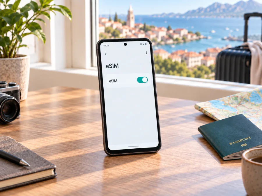 Rakuten Hand 5G: поддержка eSIM и настройка