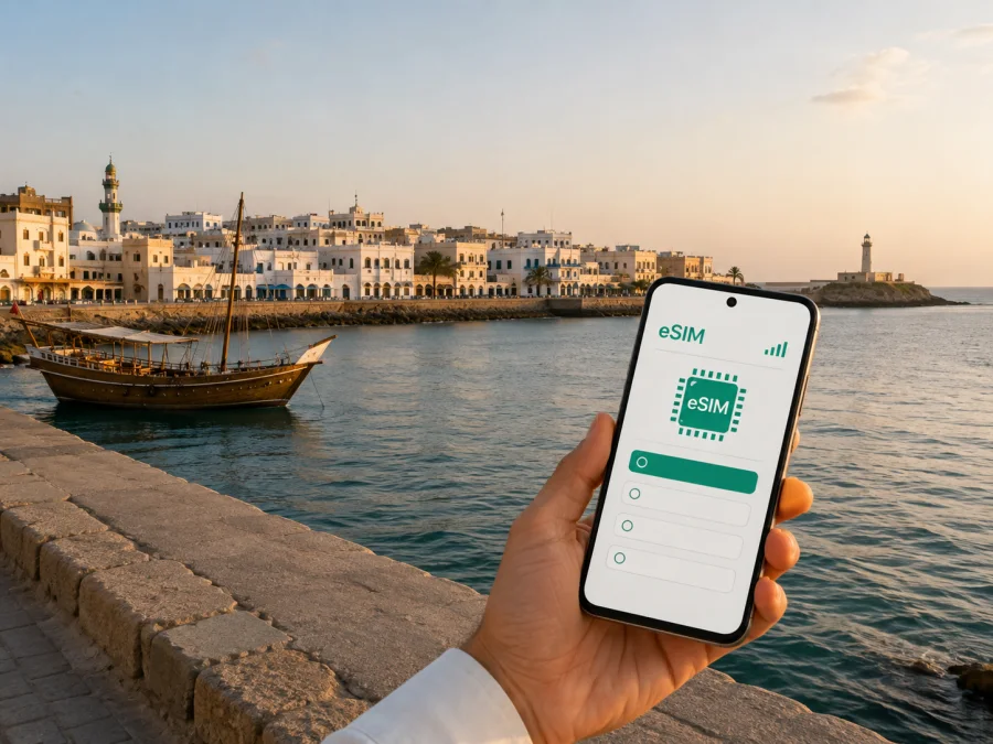 eSIM для Сура: интернет и связь в поездке