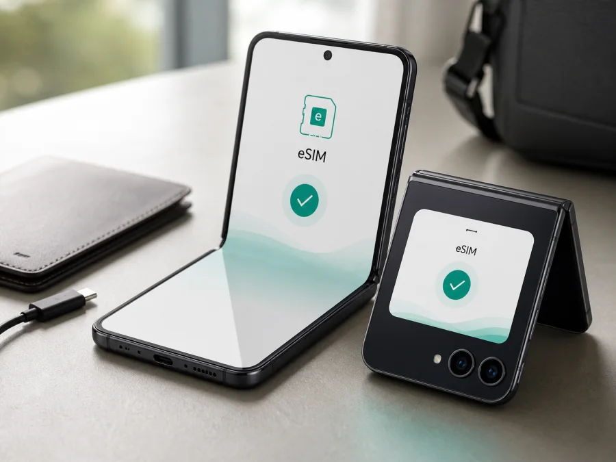 Samsung Galaxy Z Flip6 5G eSIM: совместимость