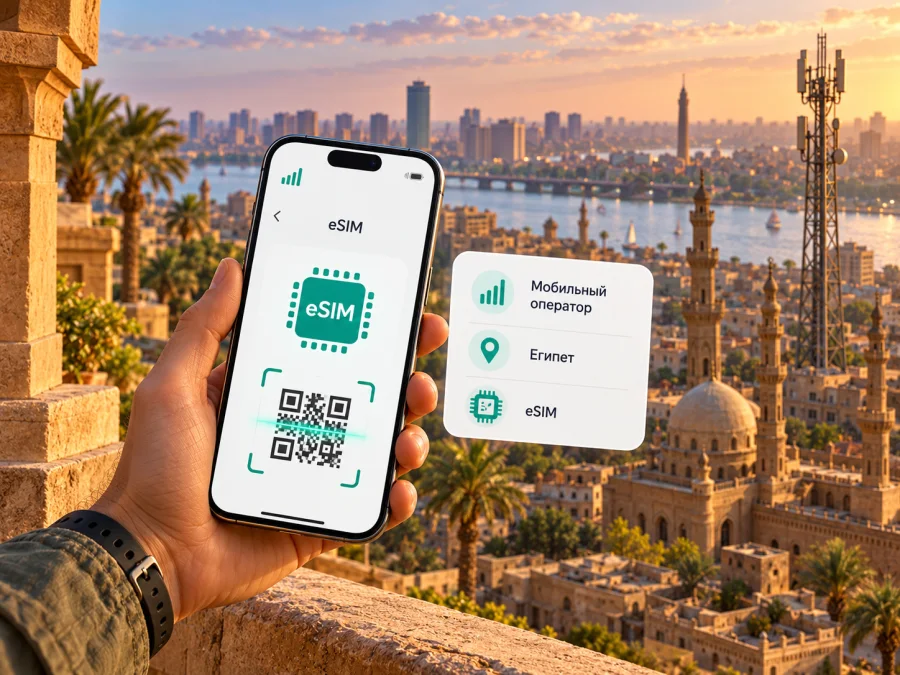 Vodafone Egypt eSIM в Египте: подключение и условия