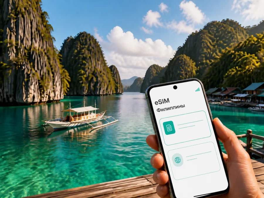 Корон: eSIM для мобильного интернета на Филиппинах