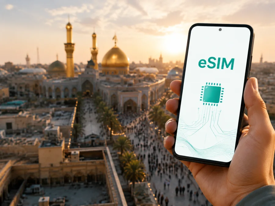 eSIM в Кербеле: мобильная связь и интернет в Ираке