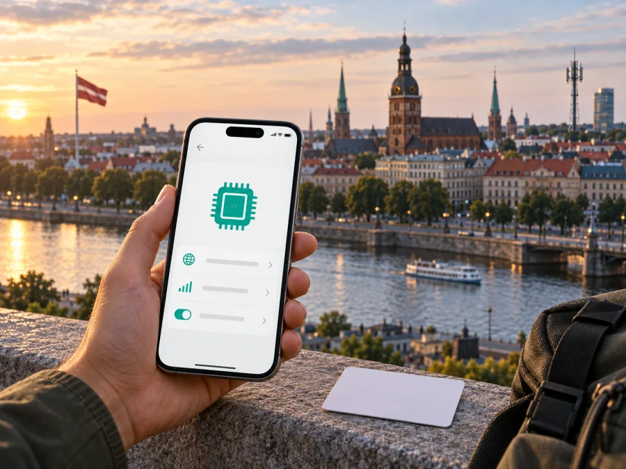 Triatel eSIM в Латвии: что проверить