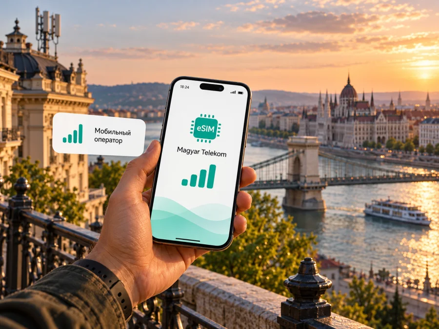 Magyar Telekom eSIM в Венгрии: подключение и поездка