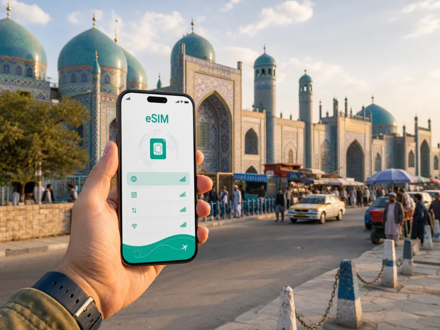eSIM в Мазари-Шарифе: интернет в поездке