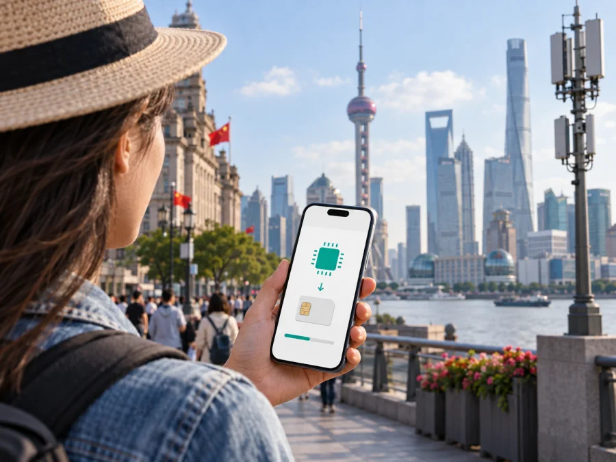 China Telecom eSIM в Китае: подключение