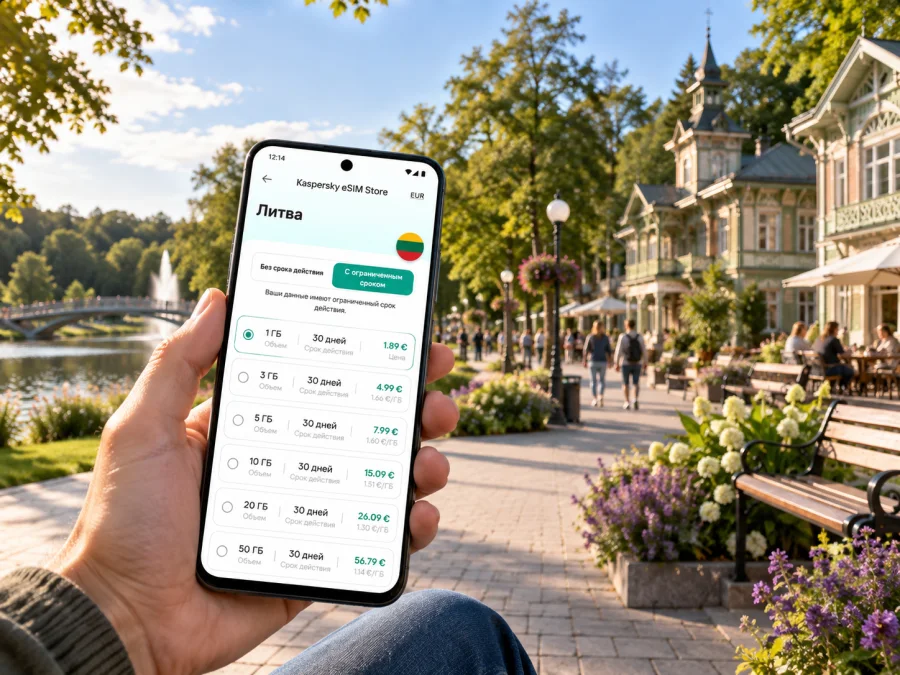 eSIM для Друскининкая — интернет в поездке
