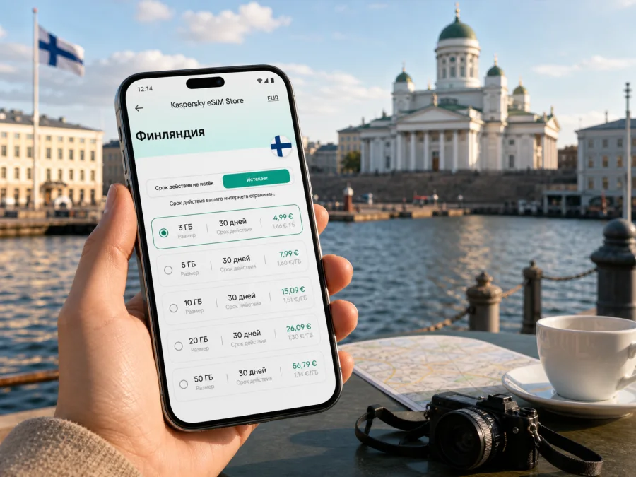 eSIM в Хельсинки: мобильный интернет в поездке