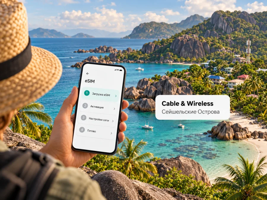 Cable & Wireless eSIM на Сейшельских Островах: проверка
