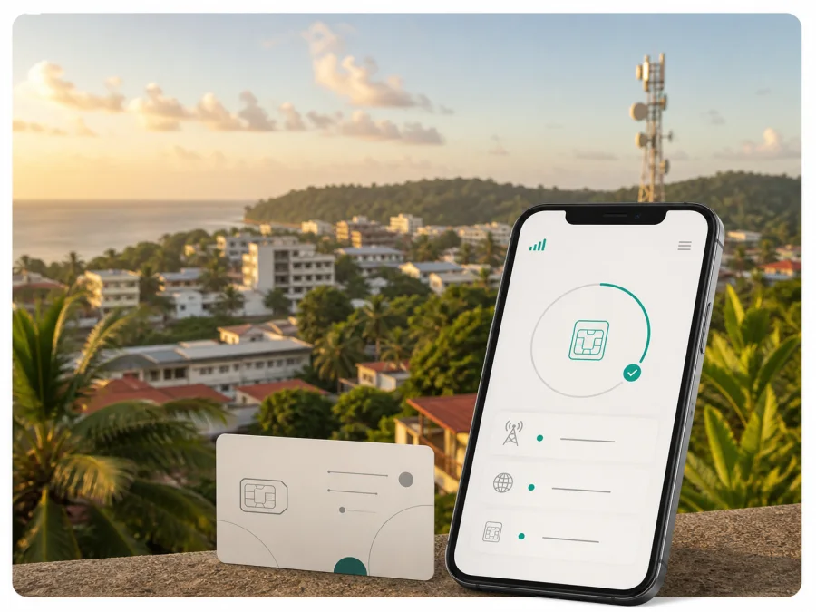 SFR Caraïbe eSIM во Французской Гвиане