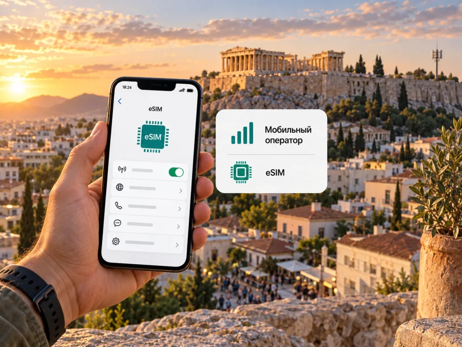 Vodafone eSIM в Греции: подключение и активация