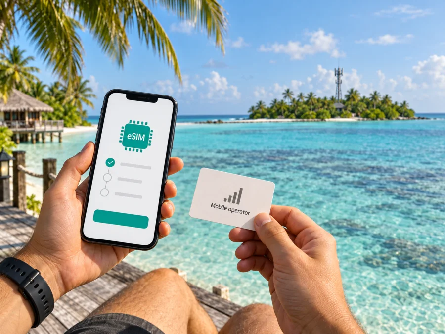 Ooredoo Maldives eSIM на Мальдивах: подключение