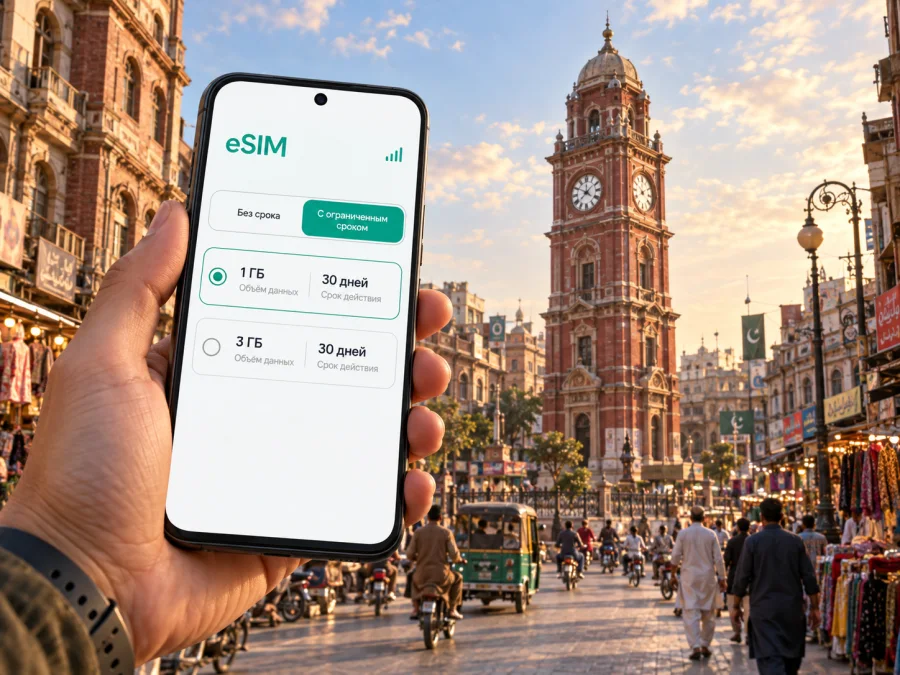 eSIM в Фейсалабаде: мобильный интернет в поездке