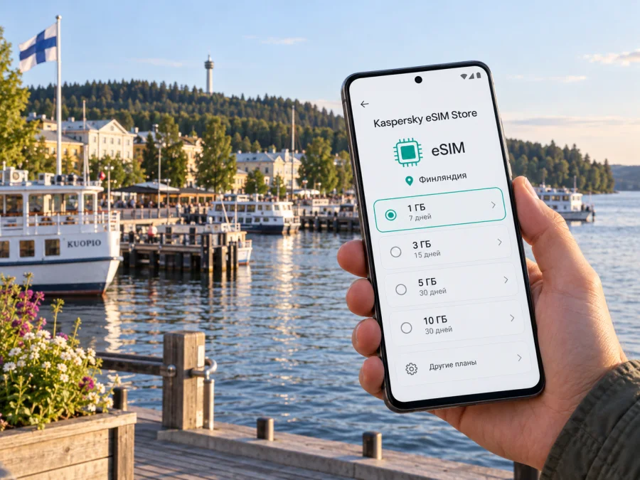 eSIM в Куопио: мобильный интернет и связь