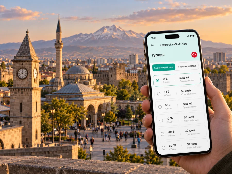 eSIM в Кайсери — мобильный интернет в поездке