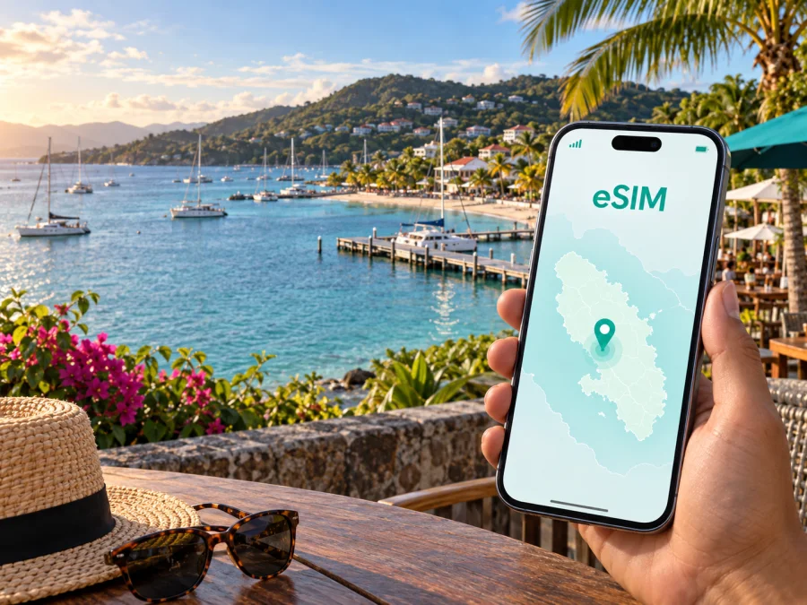 eSIM в Ле Труа-Иле: мобильный интернет Мартиники